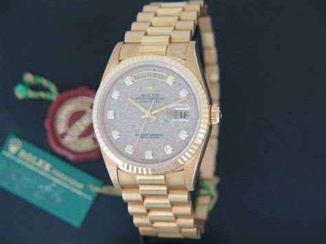 rolex day-date fossil dial filipucci|Rolex diamond watch.